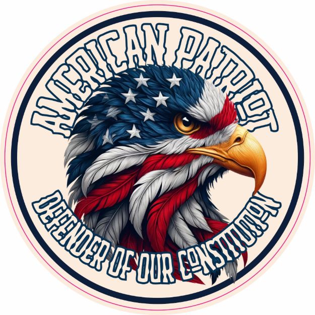 Picture of Sticker - American Patriot Defender of our Constiution