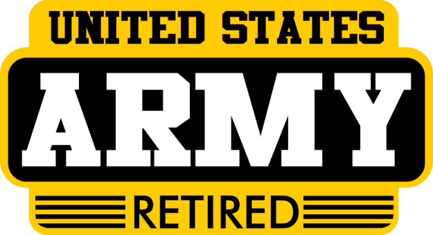 Picture of Sticker - Army Retired