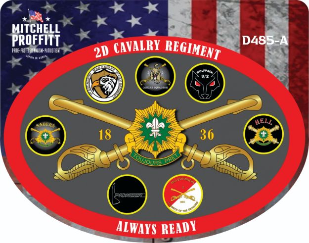 Picture of Sticker - 2nd Cavalry Regiment