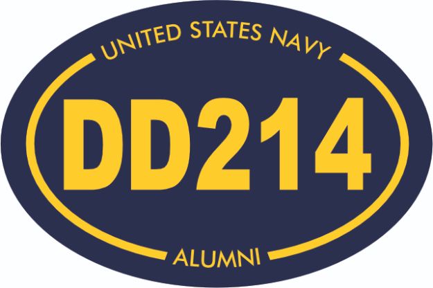 Picture of Mylar Decal- Navy DD214 Alumni