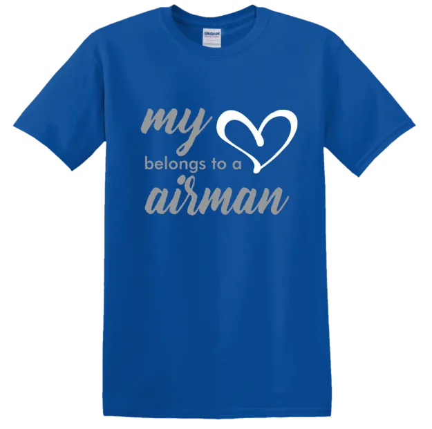 Picture of My Heart Belongs to a Airman