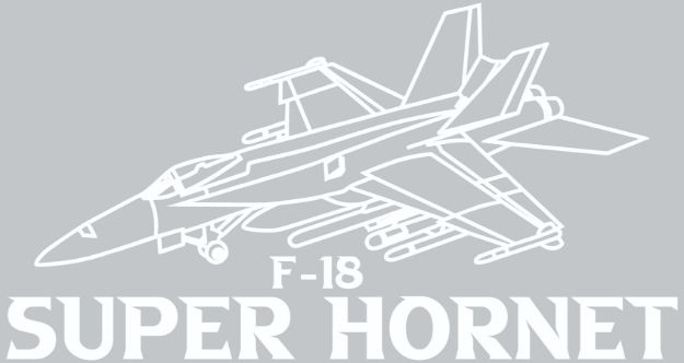 Picture of Mylar Decal - F-18 Super Hornet
