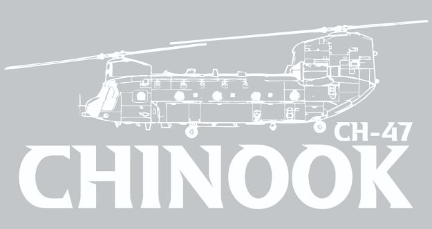 Picture of Mylar Decal - CH-47 Chinook
