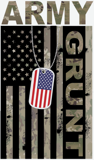 Picture of Mylar Decal - Army Grunt