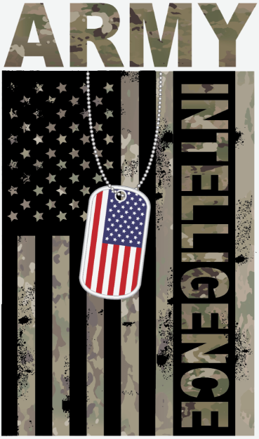 Picture of Mylar Decal - Army Intelligence