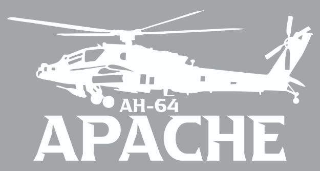 Picture of Mylar Decal - AH-64 Apache