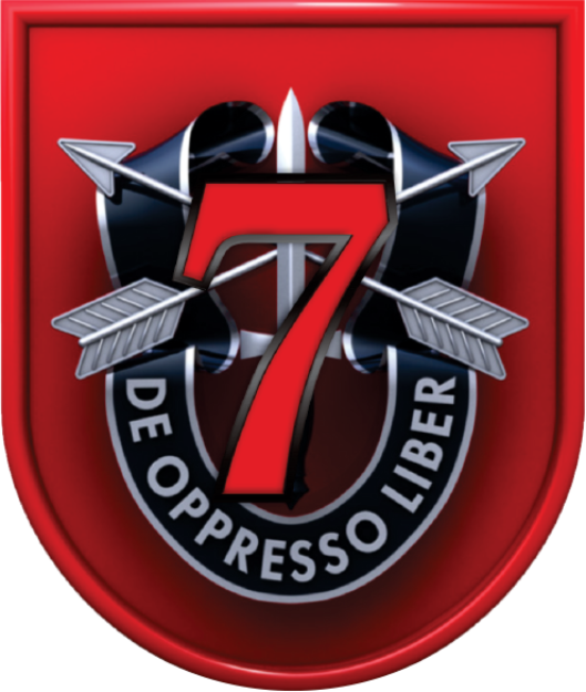 Picture of Mylar Decal - 7th Special Forces