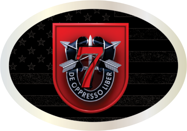 Picture of Mylar Decal - 7th Special Forces