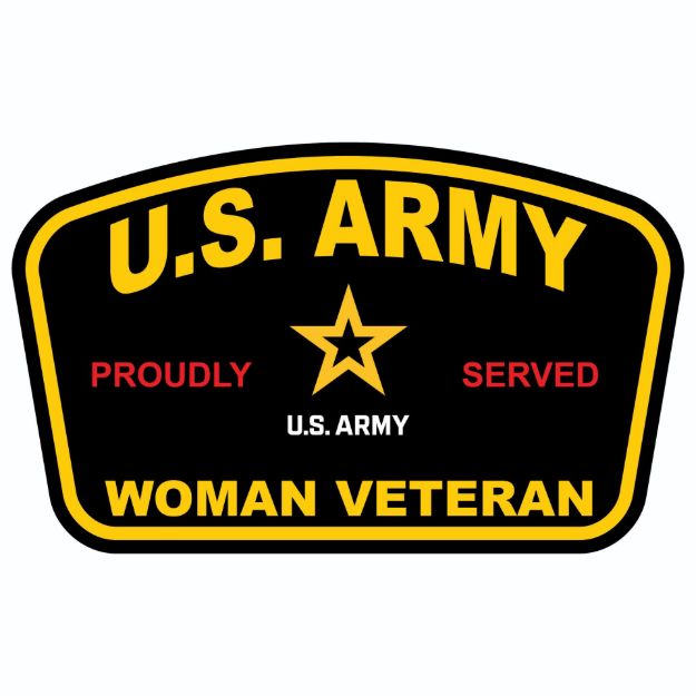 Picture of Sticker - Army Female Veteran