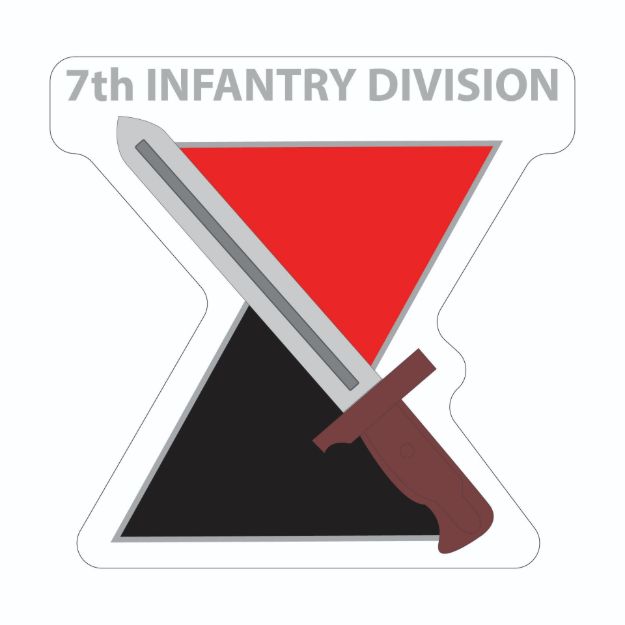 Picture of Mylar Decal - 7th Infantry Division