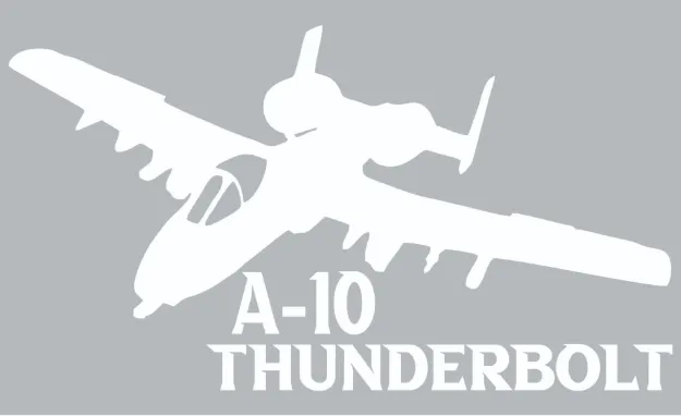 Picture of Mylar Decal - A-10 Thunderbolt