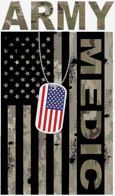 Picture of Mylar Decal - Army Medic