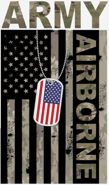 Picture of Mylar Decal - Army Airborne