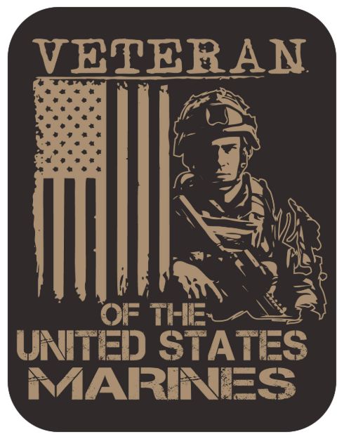 Picture of Sticker - Marine Veteran