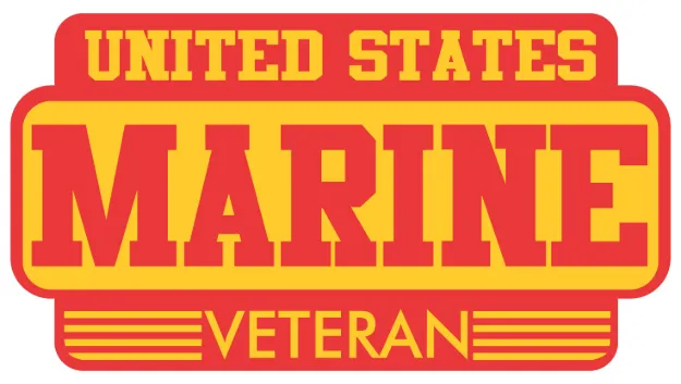 Picture of Mylar Decal- United States Marines Veteran