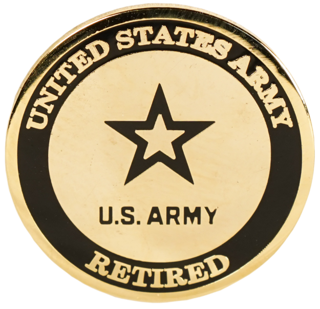 Picture of Lapel Pin - Army Retired