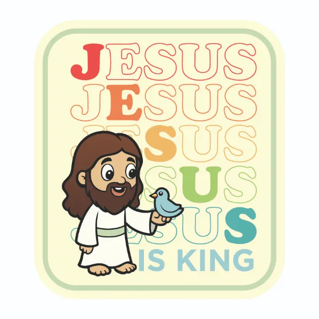 Picture of Sticker - Jesus is King