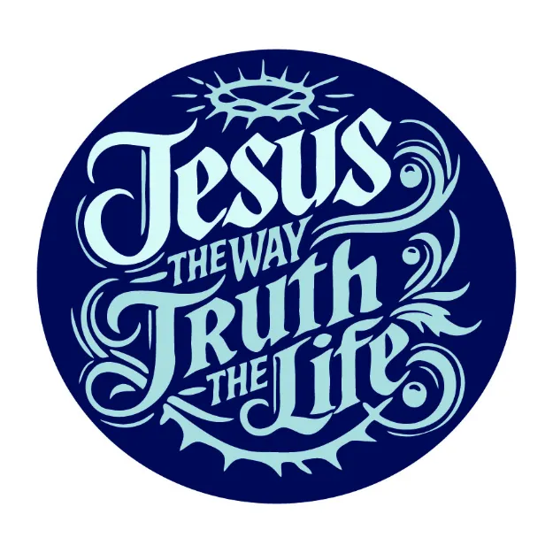 Picture of Sticker - Jesus the Way the Truth the Life