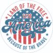 Picture of Sticker - Land Of The Free Beacause Of The Brave