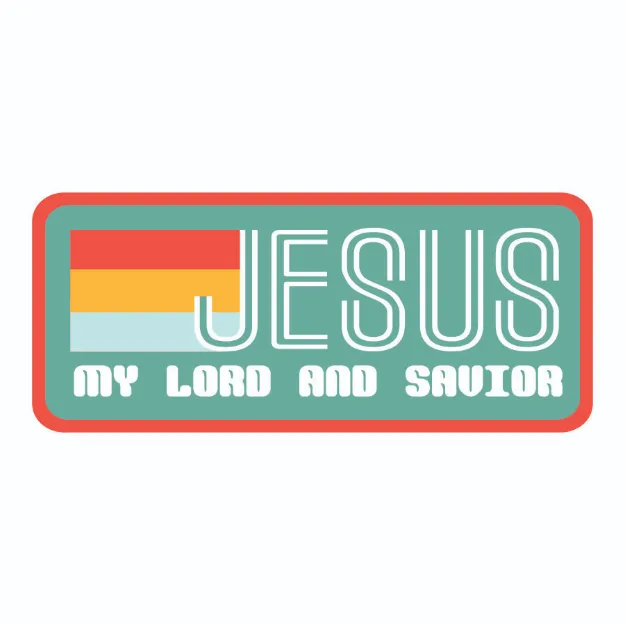 Picture of Die Cut Magnet - JEsus My Lord and Savior