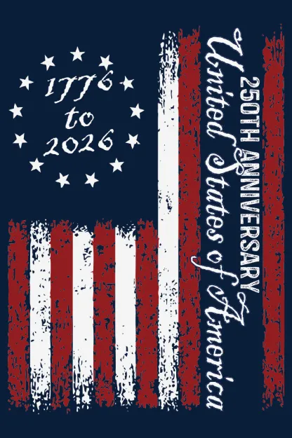 Picture of Mylar Decal - America 250th Anniversary