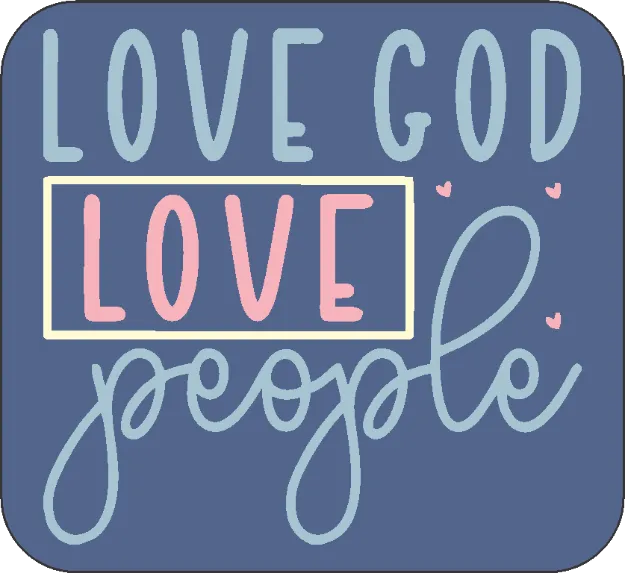Picture of Sticker - Love God Love People