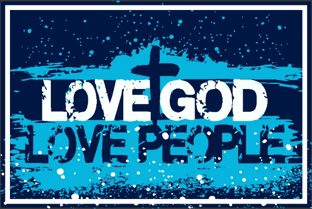 Picture of Sticker - Love God Love People