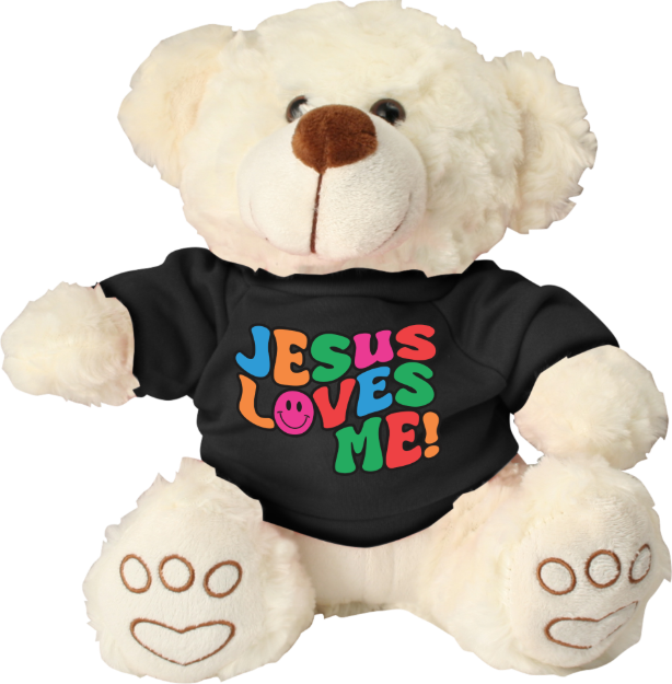 Picture of Jesus Loves Me Plush Cream Bear