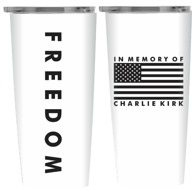 Picture of Freedom - In Memory of Charlie Kirk 20oz Stainless Tumbler