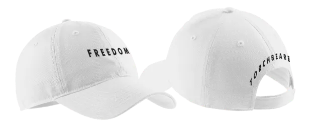 Picture of Freedom Torchbearer on White Ball Cap