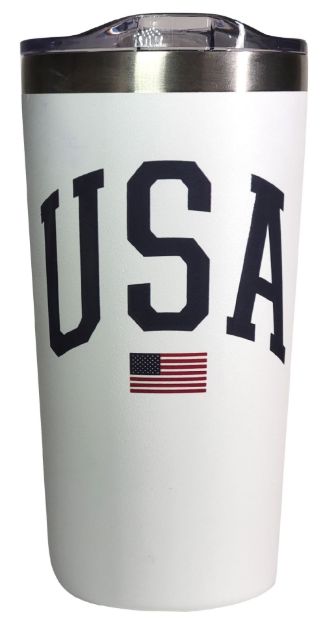 Picture of USA w/ Flag