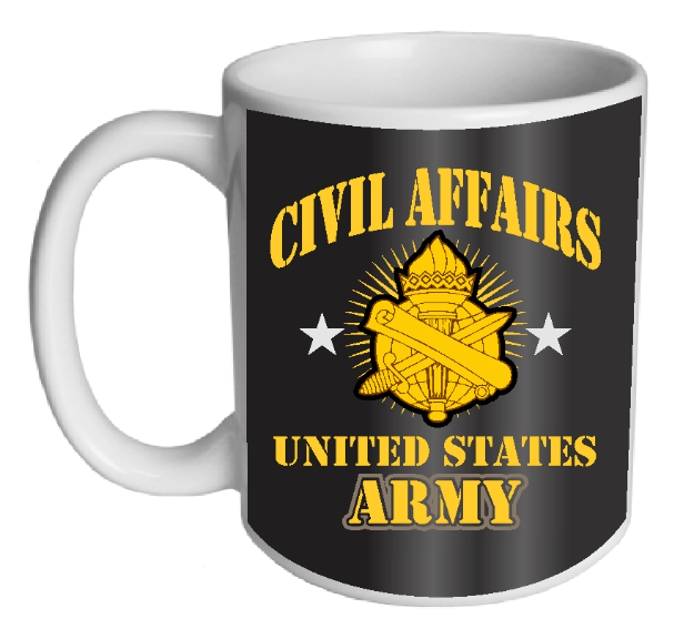 Picture of Army Civil Affairs Sublimation Coffee Mug