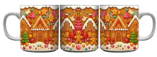 Picture of Holiday Gingerbread House Coffee Mug