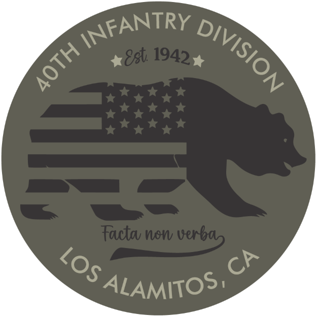 Picture of Round Magnet - 40th Infantry Division