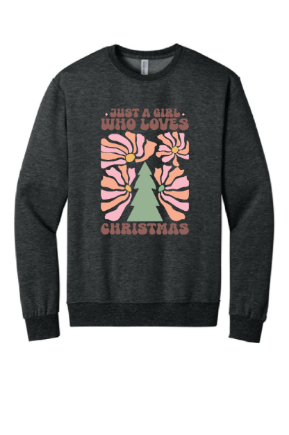 Picture of Just a Girl Who Loves Christmas Crewneck
