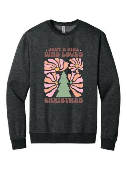 Picture of Just a Girl Who Loves Christmas Crewneck
