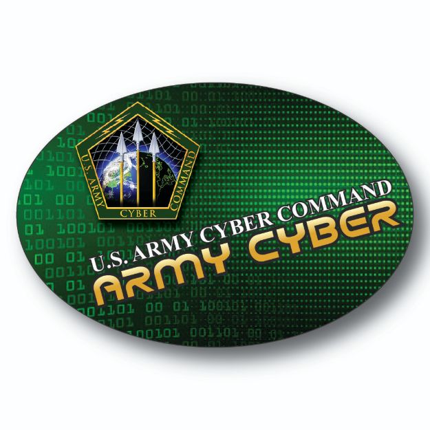 Picture of Oval Magnet - Army Cyber Command