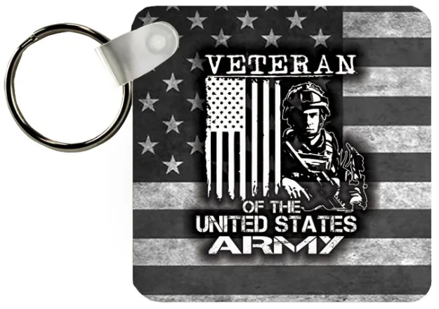 Picture of Key Chain - Army Veteran