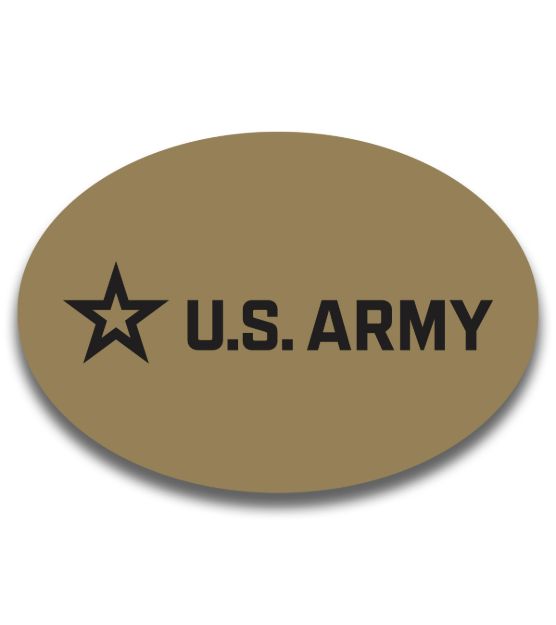 Picture of Oval Magnet - New Army Star