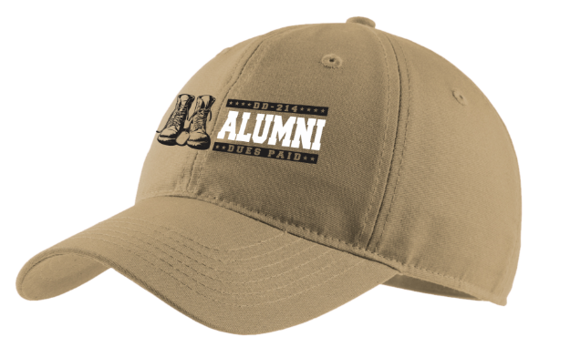 Picture of DD214 Alumni Dues Paid on Coyote Brown Ball Cap