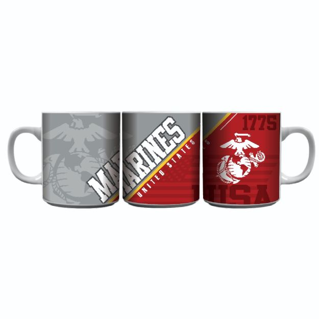 Picture of United States Marines on 15oz Ceramic Mug