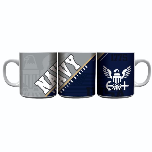 Picture of United States Navy on 15oz Ceramic Mug