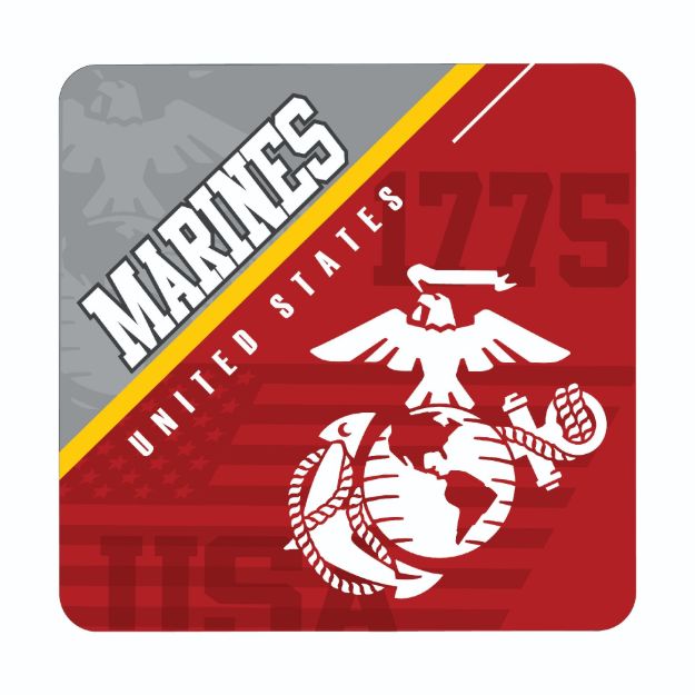Picture of United States Marines Design on Fabric Surface Mousepad