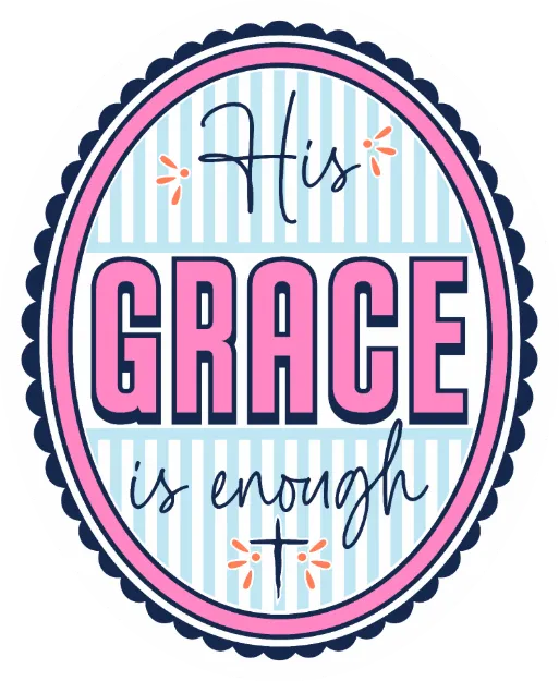 Picture of Vinyl Sticker - His Grace is Enough