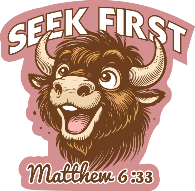 Picture of Vinyl Sticker - Seek First Matthew 6:33