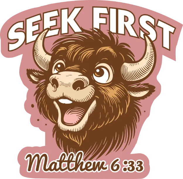 Picture of Vinyl Sticker - Seek First Matthew 6:33