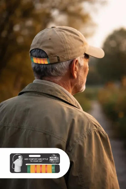 Picture of Vietnam Veteran Campaign Ribbon Cap Accessory
