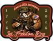 Picture of Sticker - America 250th Anniversary Bulldog Let Freedom Ring