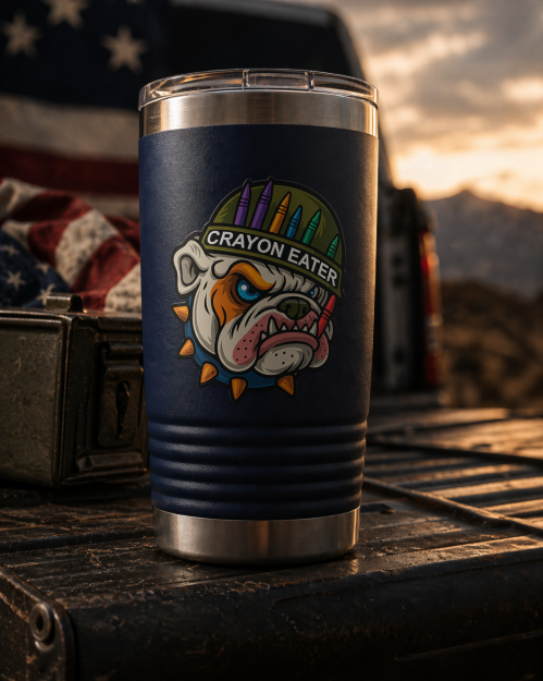 Picture of Sticker - Crayon Eater Bulldog