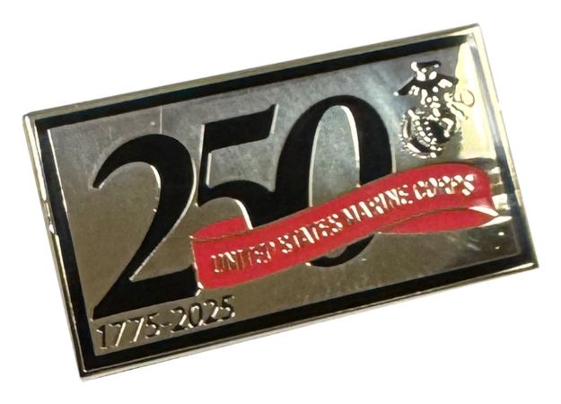 Picture of United States Marine Corps 250th Anniversary Lapel Pin